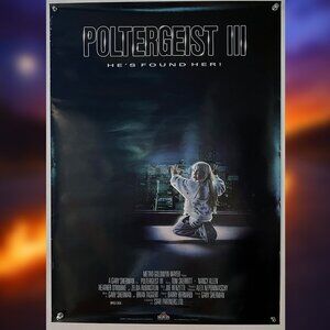 POLTERGEIST III (1988) - ORIGINAL SINGLE SIDED VIDEO STORE MOVIE POSTER